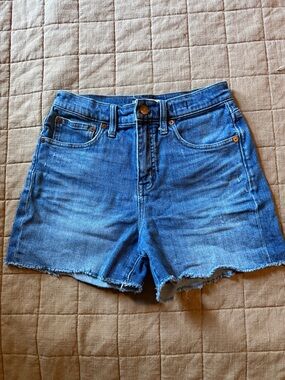 Madewell High Rise Denim Shorts